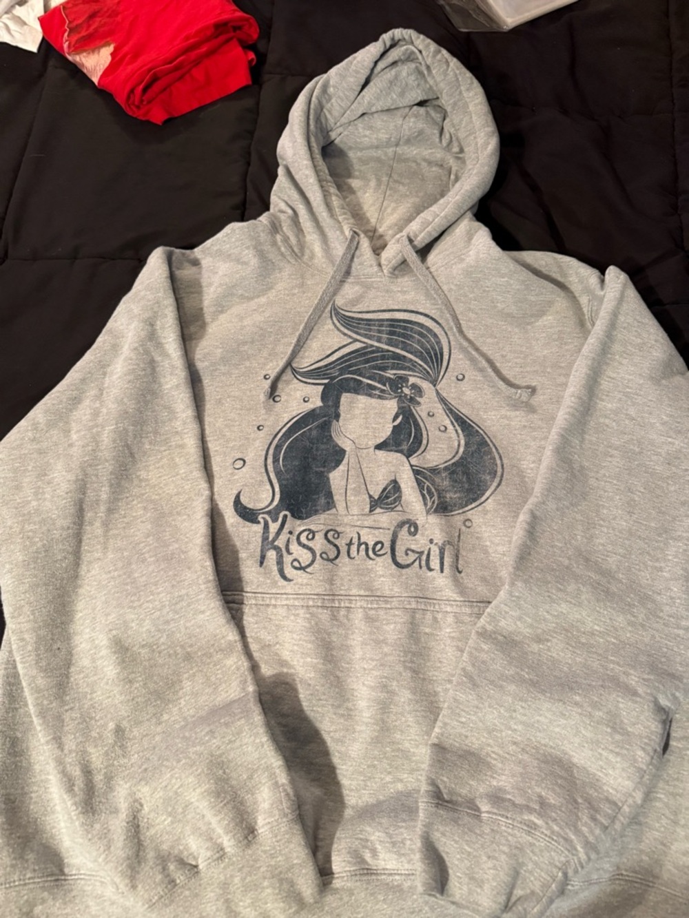 Disney Grey Hooded Sweatshirt with Logo